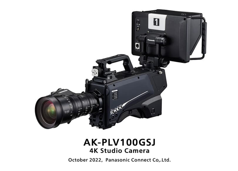 دوربین استودیویی AK-PLV100GSJ 4K دارای سنسور 5.7K Super 35mm و پایه PL است و از تولید زنده مبتنی بر IP بدون CCU بهره می برد و از تخصص پاناسونیک بهره می برد.